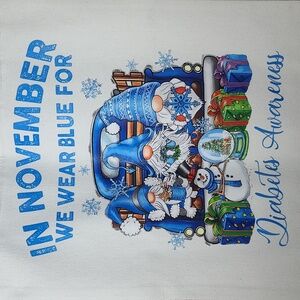 Diabetes Awareness Tote Shoulder Bag NWT Christmas  November